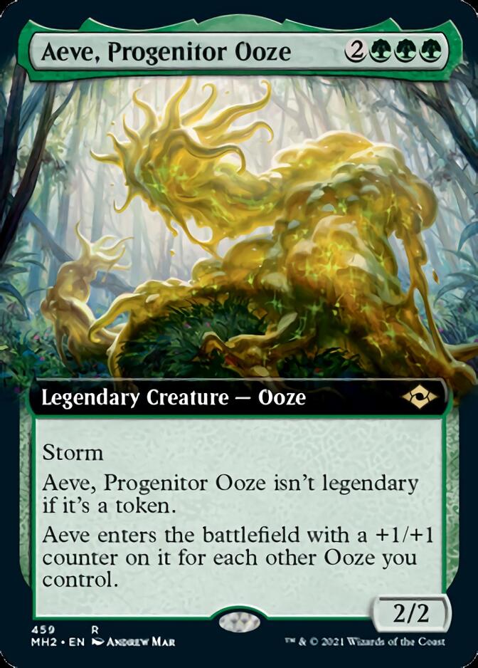 Aeve, Progenitor Ooze (Extended Art) [Modern Horizons 2] [Foil]