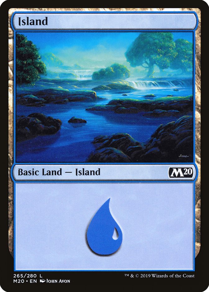Island (265) [Core Set 2020] [Foil]