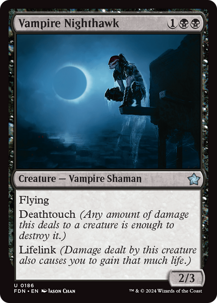 Vampire Nighthawk [Foundations] [Foil]