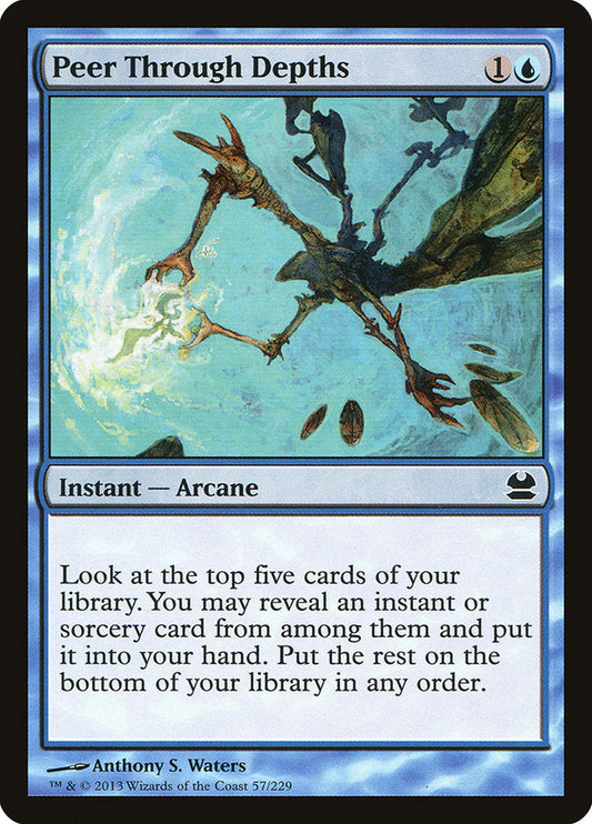 Peer Through Depths [Modern Masters] [Foil]