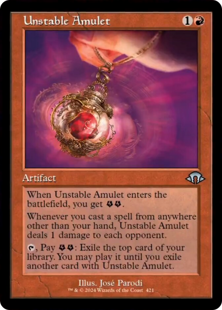 Unstable Amulet (Retro) [Modern Horizons 3] [Foil]