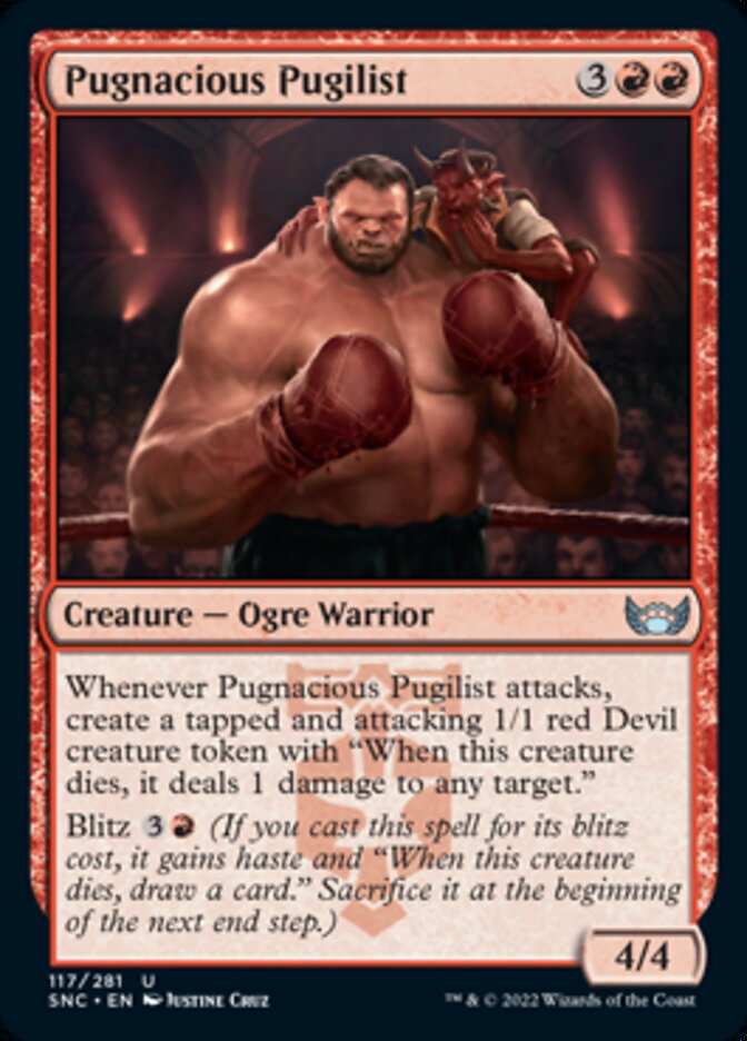 Pugnacious Pugilist [Streets of New Capenna] [Foil]