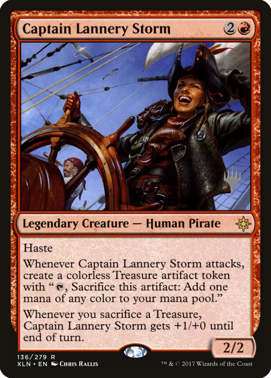Captain Lannery Storm (Promo Pack) [Ixalan Promos] [Foil]