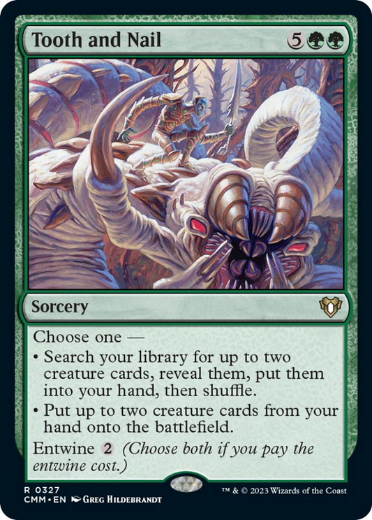 Tooth and Nail [Commander Masters] [Foil]