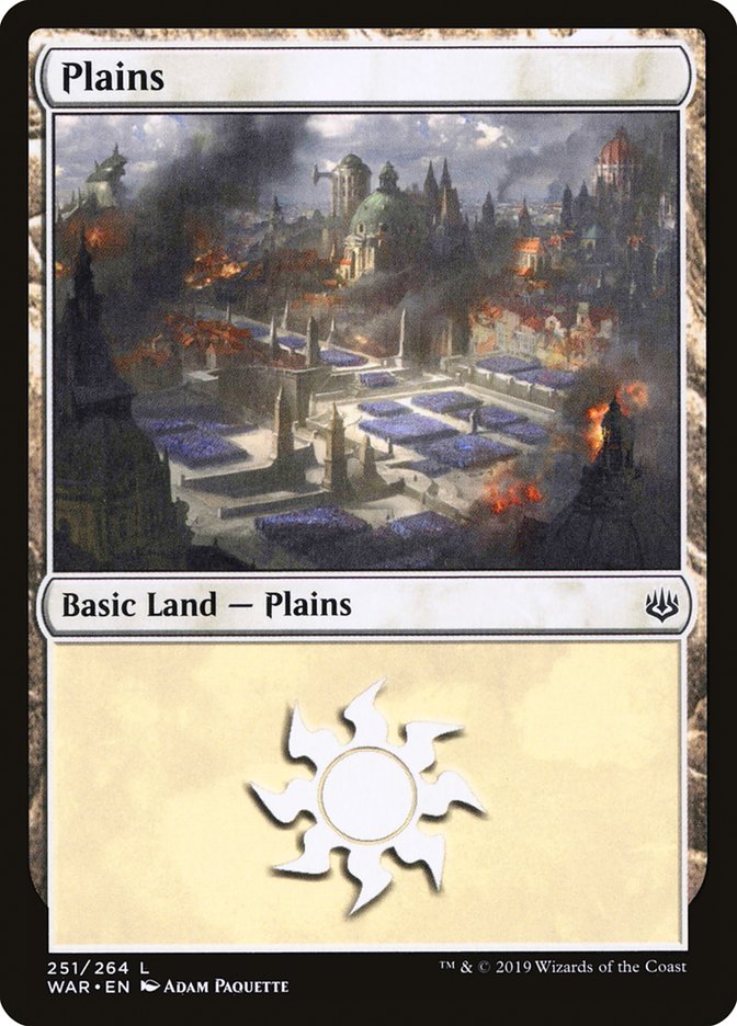 Plains (251) [War of the Spark] [Foil]