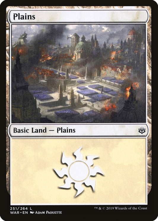 Plains (251) [War of the Spark] [Foil]