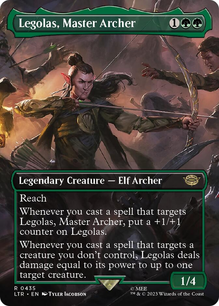 Legolas, Master Archer (Borderless Alternate Art) [The Lord of the Rings: Tales of Middle-Earth] [Foil]