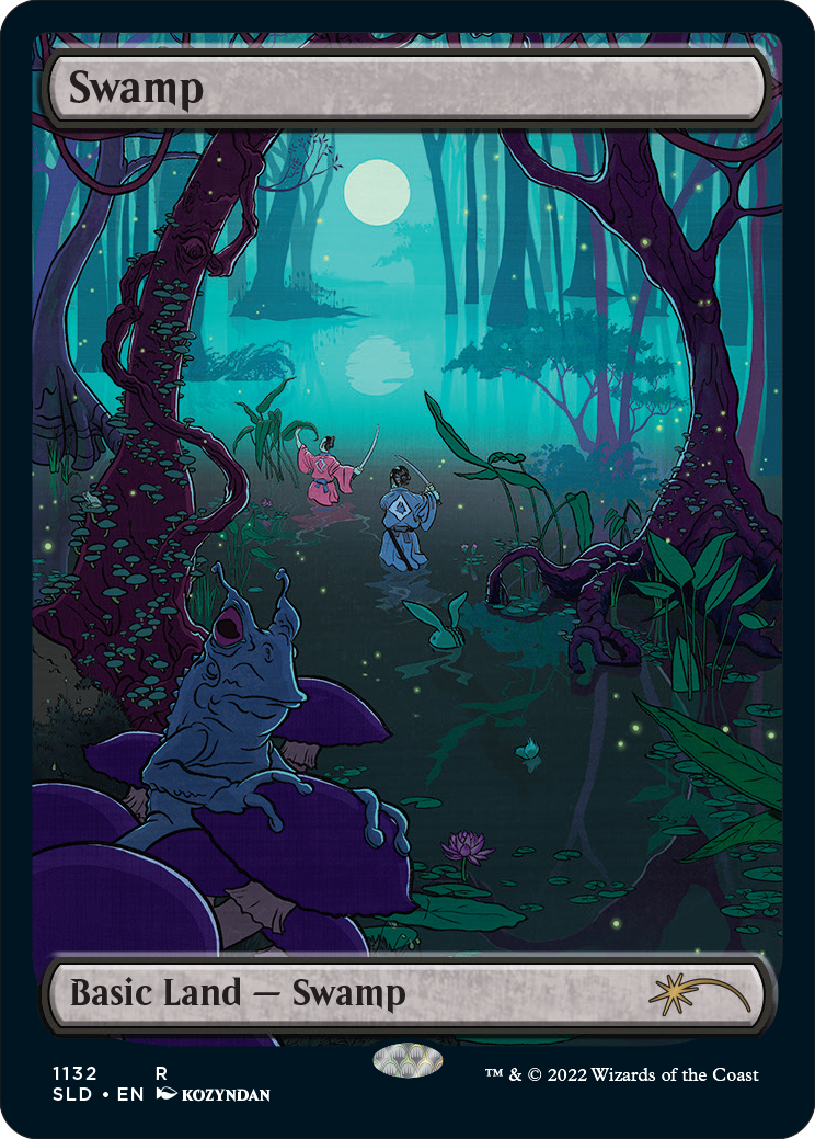 Swamp (1132) (Full-Art) [Secret Lair Drop Series] [Foil]