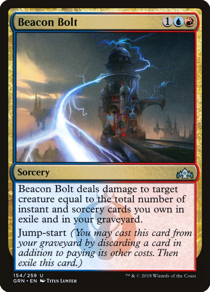 Beacon Bolt [Guilds of Ravnica] [Foil]