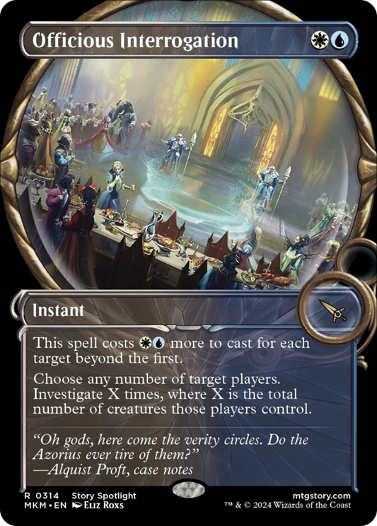 Officious Interrogation (Showcase) [Murders at Karlov Manor] [Foil]