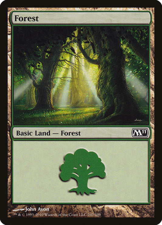 Forest (247) [Core Set 2011] [Foil]