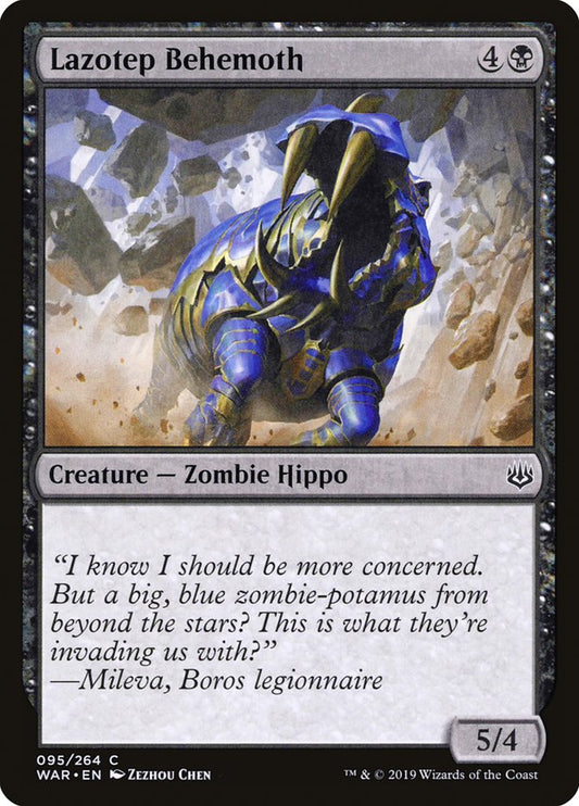 Lazotep Behemoth [War of the Spark] [Foil]