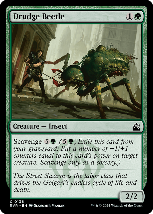 Drudge Beetle [Ravnica Remastered] [Foil]