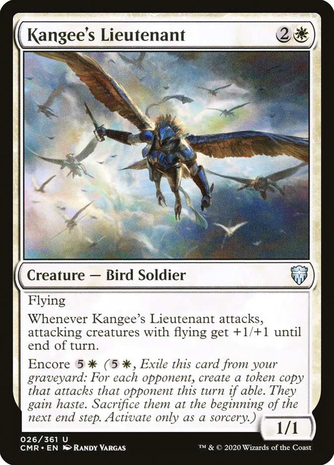 Kangee's Lieutenant [Commander Legends] [Foil]