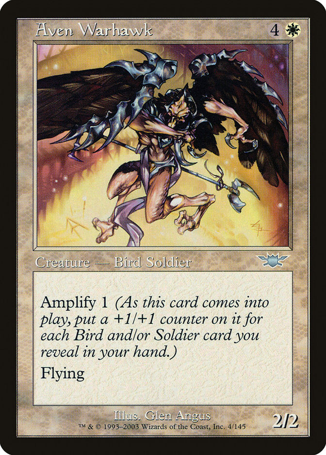 Aven Warhawk [Legions] [Foil]