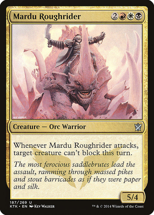 Mardu Roughrider [Khans of Tarkir] [Foil]