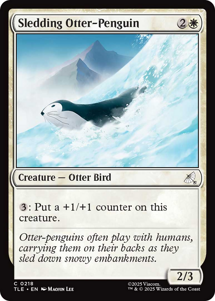 Sledding Otter-Penguin [Avatar: The Last Airbender: Eternal-Legal] [Foil]