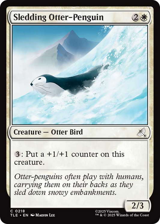 Sledding Otter-Penguin [Avatar: The Last Airbender: Eternal-Legal] [Foil]