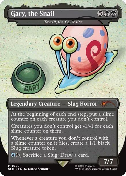 Gary, the Snail - Toxrill, the Corrosive [Secret Lair Drop Series] [Foil]