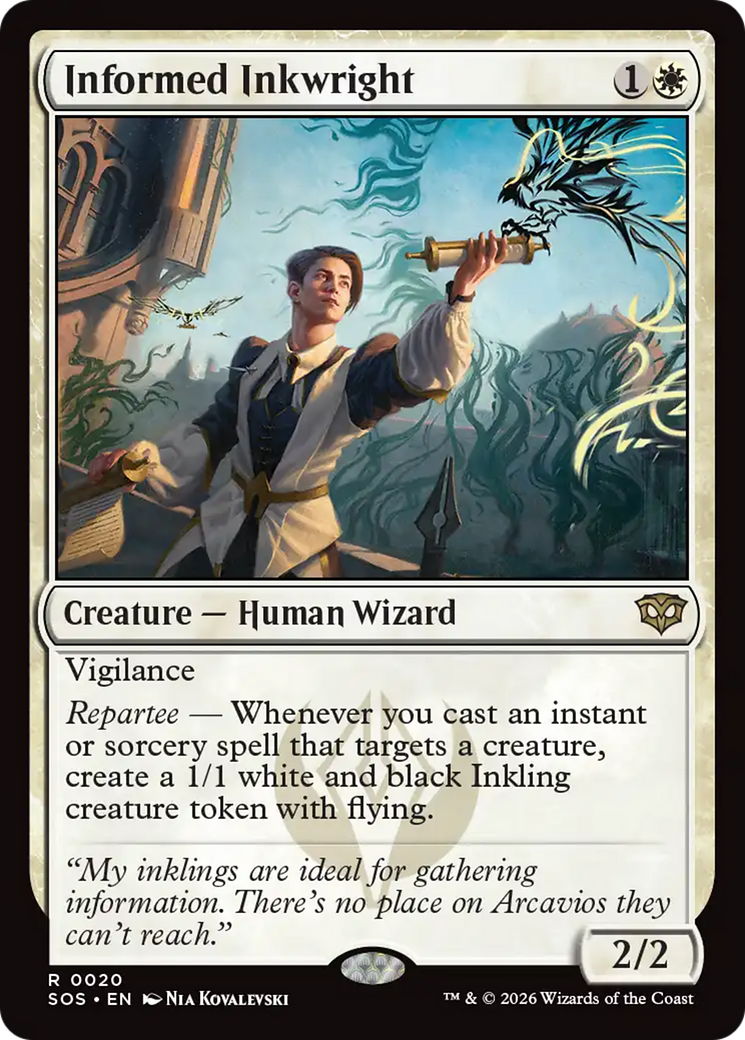 Informed Inkwright [Secrets of Strixhaven] [Foil]