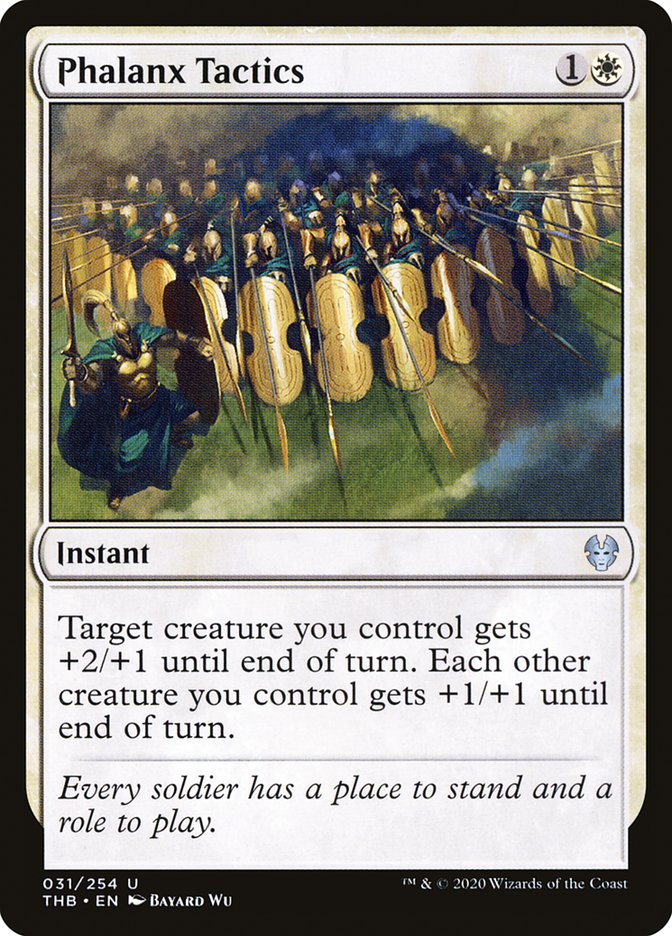 Phalanx Tactics [Theros Beyond Death] [Foil]