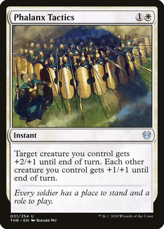 Phalanx Tactics [Theros Beyond Death] [Foil]