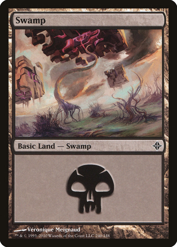 Swamp (240) [Rise of the Eldrazi] [Foil]