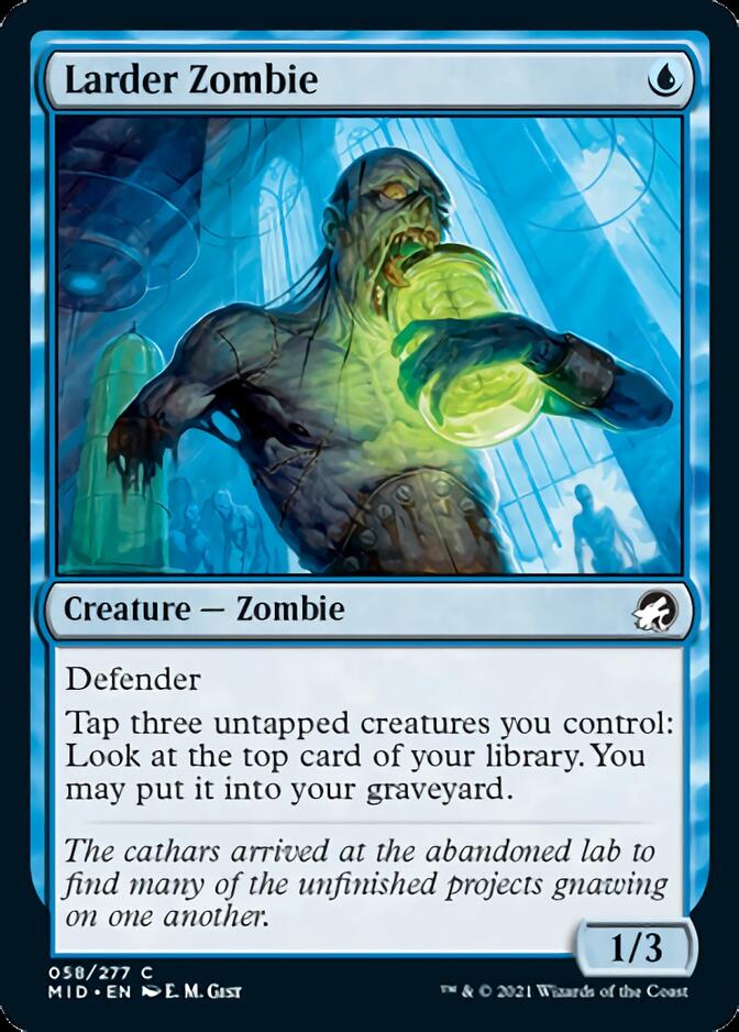 Larder Zombie [Innistrad: Midnight Hunt] [Foil]