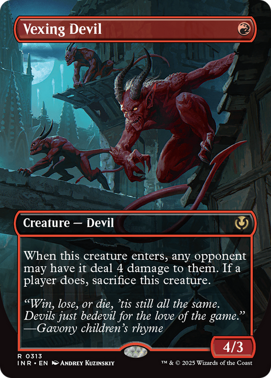 Vexing Devil (Borderless) [Innistrad Remastered] [Foil]