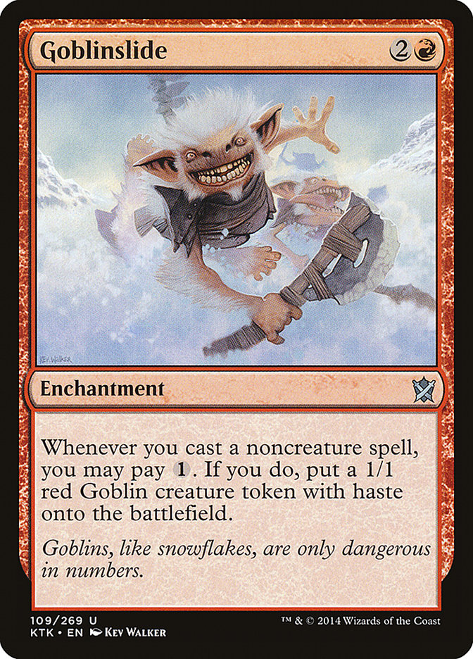 Goblinslide [Khans of Tarkir] [Foil]