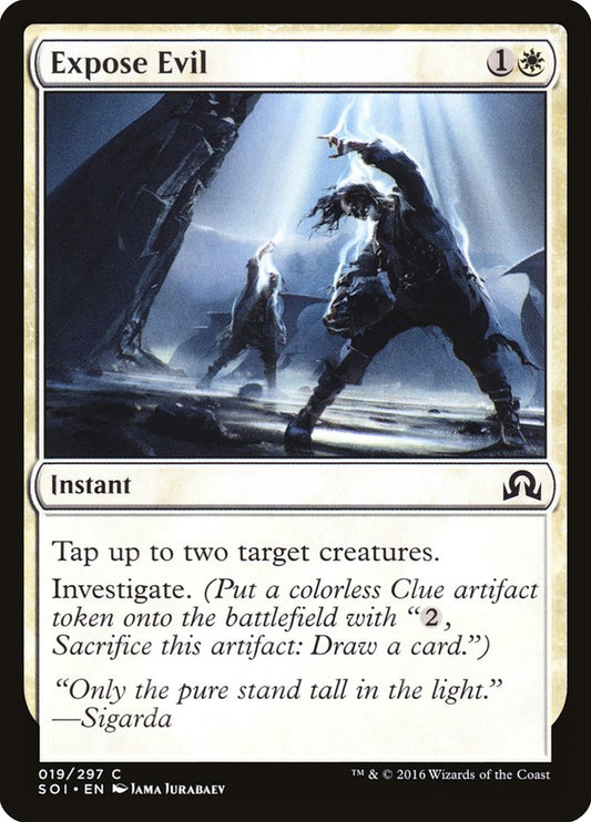 Expose Evil [Shadows over Innistrad] [Foil]