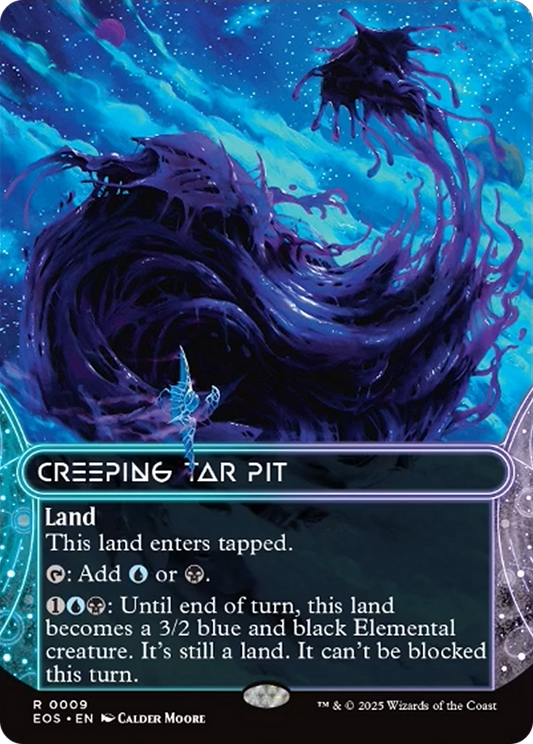 Creeping Tar Pit (0009) (Bordelress) [Edge of Eternities: Stellar Sights] [Foil]