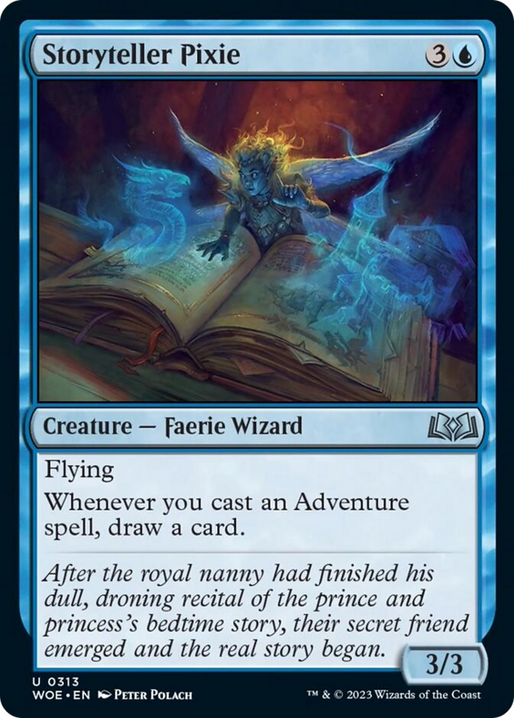 Storyteller Pixie [Wilds of Eldraine] [Foil]