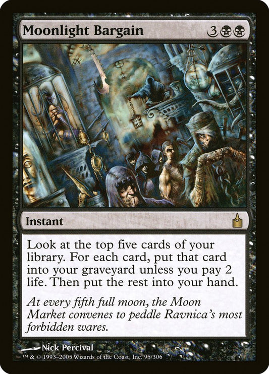 Moonlight Bargain [Ravnica: City of Guilds] [Foil]
