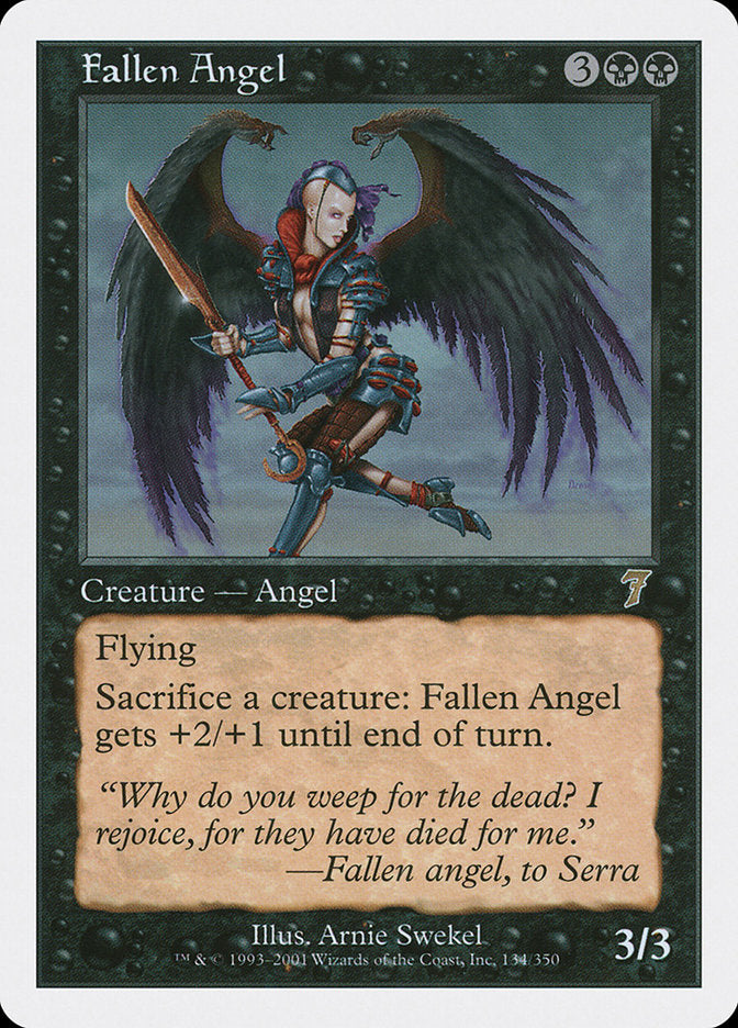 Fallen Angel [Seventh Edition] [Foil]