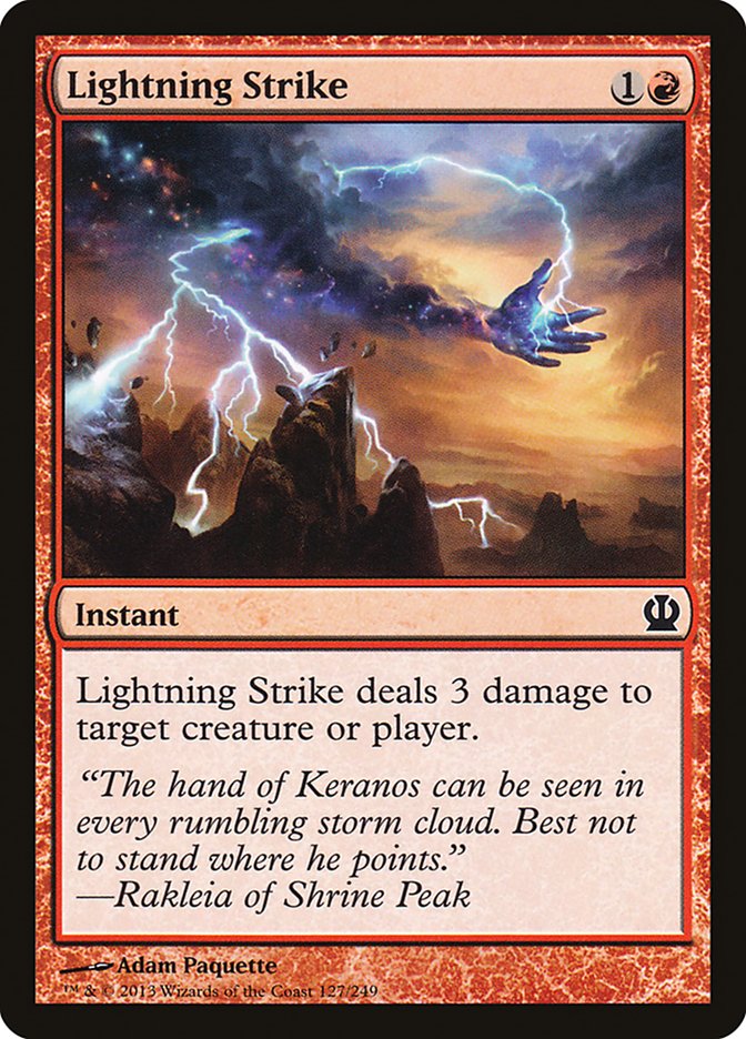Lightning Strike [Theros] [Foil]