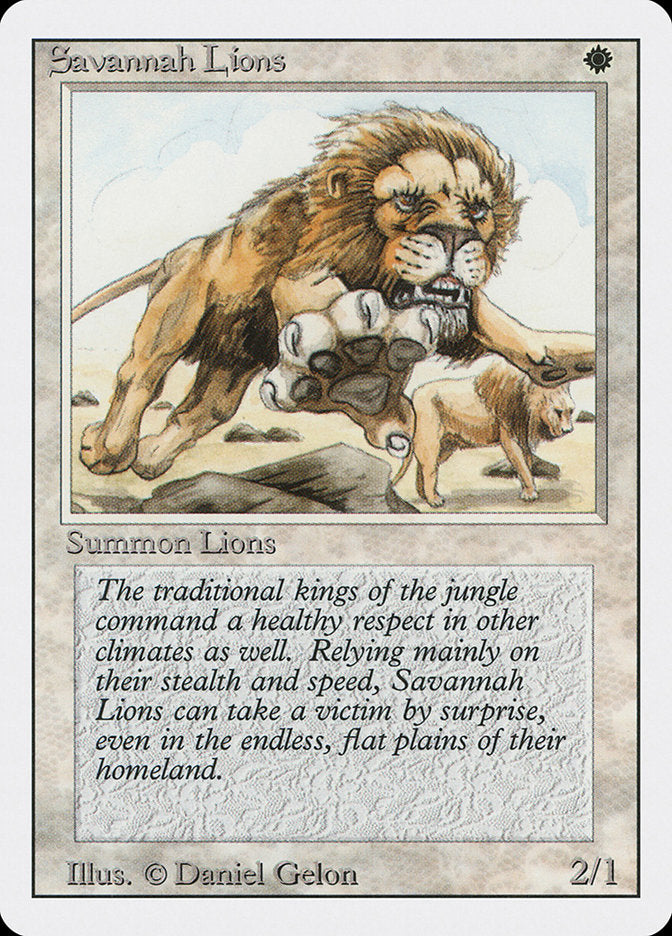 Savannah Lions [3rd Edition]