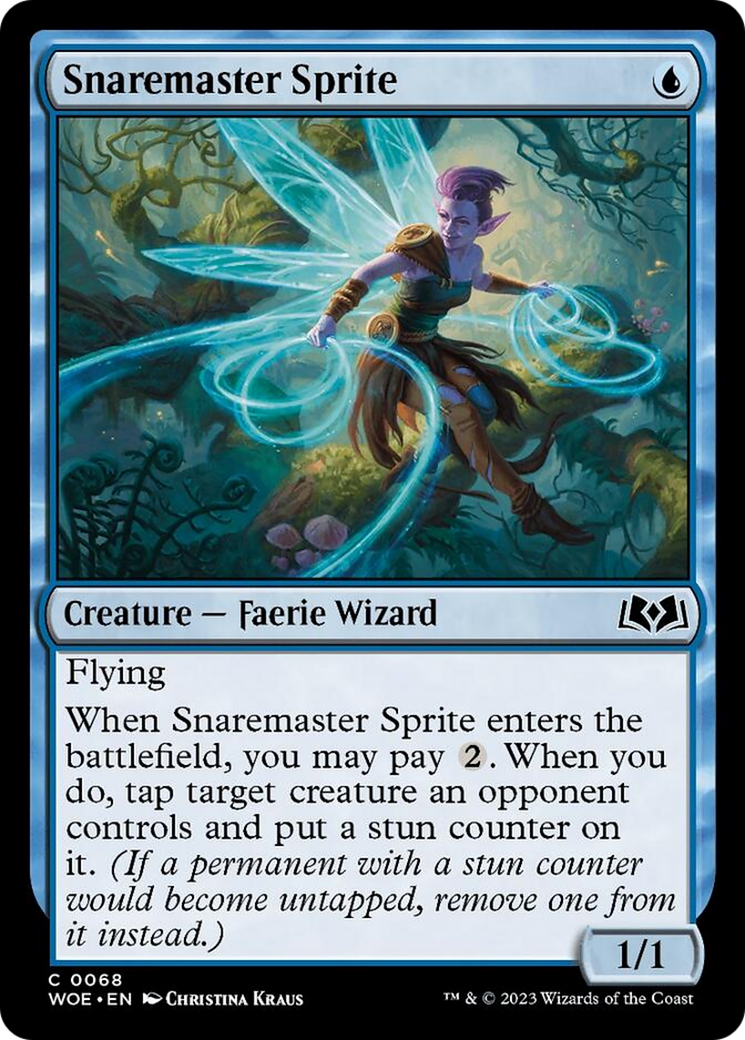 Snaremaster Sprite [Wilds of Eldraine] [Foil]