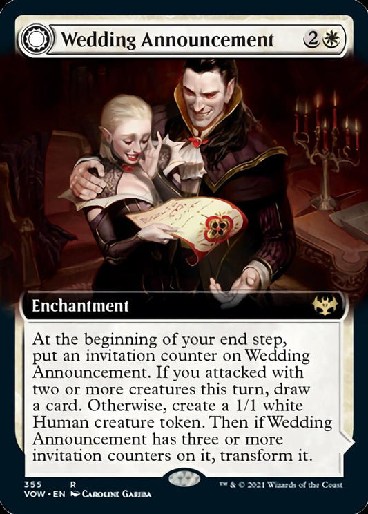 Wedding Announcement // Wedding Festivity (Extended Art) [Innistrad: Crimson Vow] [Foil]