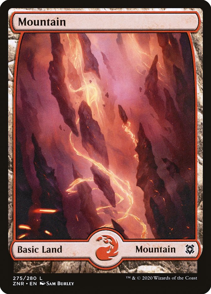 Mountain (275) [Zendikar Rising] [Foil]