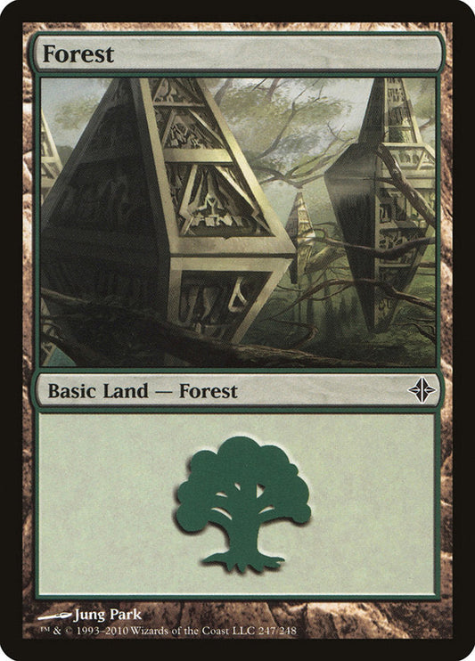 Forest (247) [Rise of the Eldrazi] [Foil]