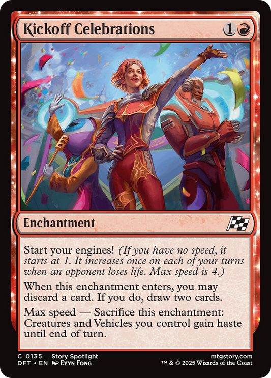 Kickoff Celebrations [Aetherdrift] [Foil]