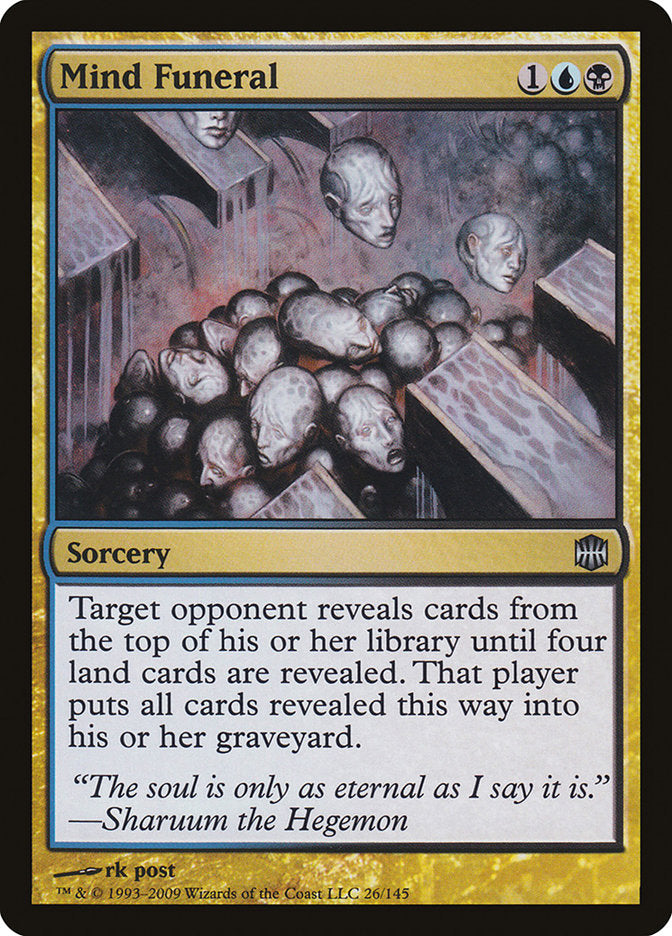 Mind Funeral [Alara Reborn] [Foil]