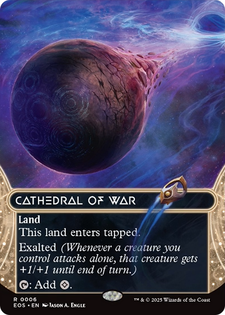 Cathedral of War (0006) (Borderless) [Edge of Eternities: Stellar Sights] [Foil]