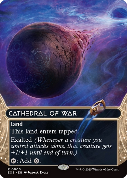 Cathedral of War (0006) (Borderless) [Edge of Eternities: Stellar Sights] [Foil]