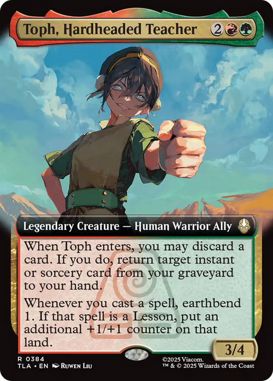 Toph, Hardheaded Teacher (Extended Art) [Avatar: The Last Airbender] [Foil]