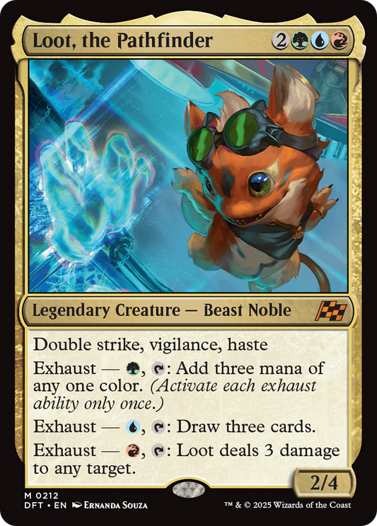 Loot, the Pathfinder [Aetherdrift] [Foil]