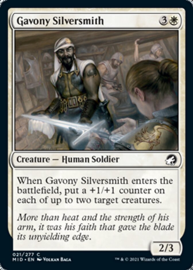 Gavony Silversmith [Innistrad: Midnight Hunt] [Foil]