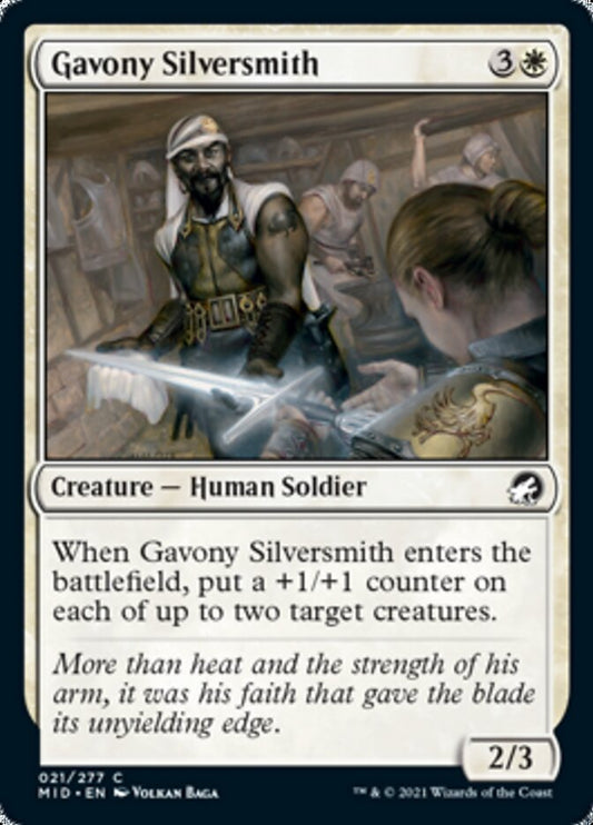 Gavony Silversmith [Innistrad: Midnight Hunt] [Foil]