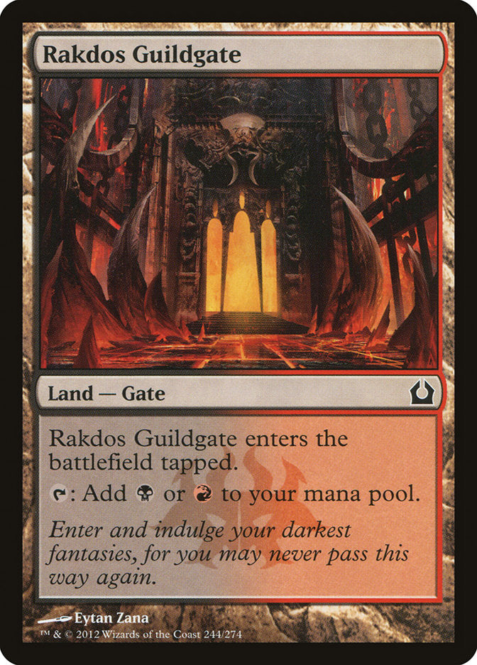 Rakdos Guildgate [Return to Ravnica] [Foil]